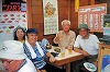 名張駅前で打ち上げ１